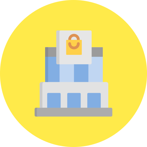 shopping mall icono gratis