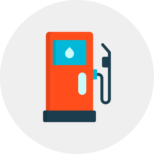 Gas station Generic color fill icon