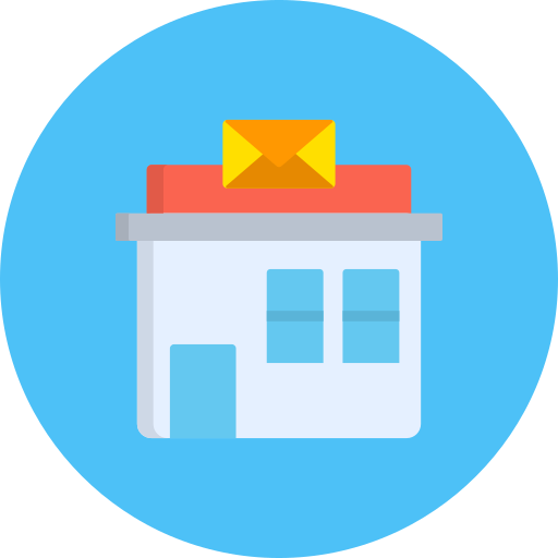 oficina postal icono gratis