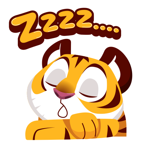 dormir gratuit sticker