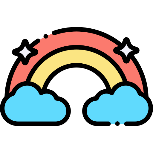 arco iris icono gratis