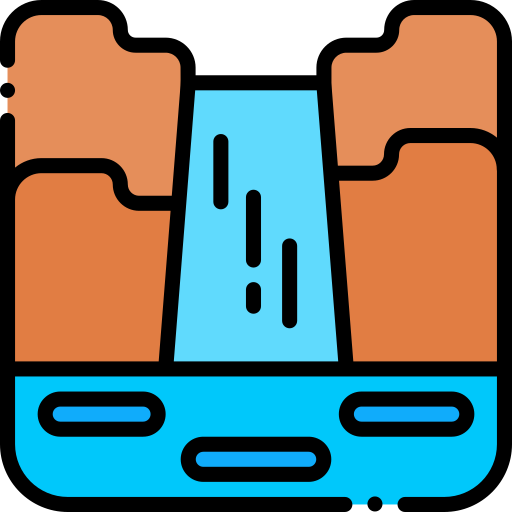 Waterfall free icon