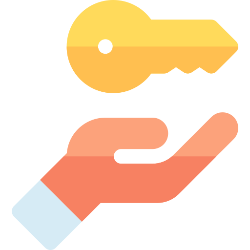 Key Basic Rounded Flat icon