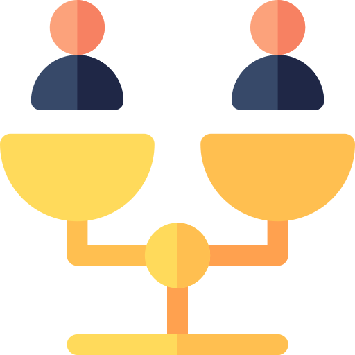 Balance scale free icon