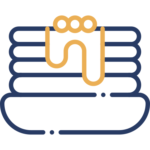 panqueques icono gratis