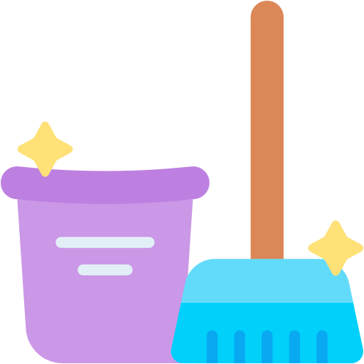 Cleaning Generic Color Fill Icon