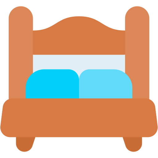 Bed Generic color fill icon