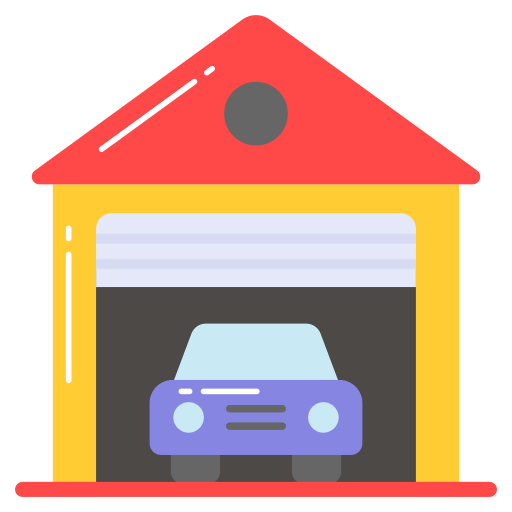 Garage Generic color fill icon