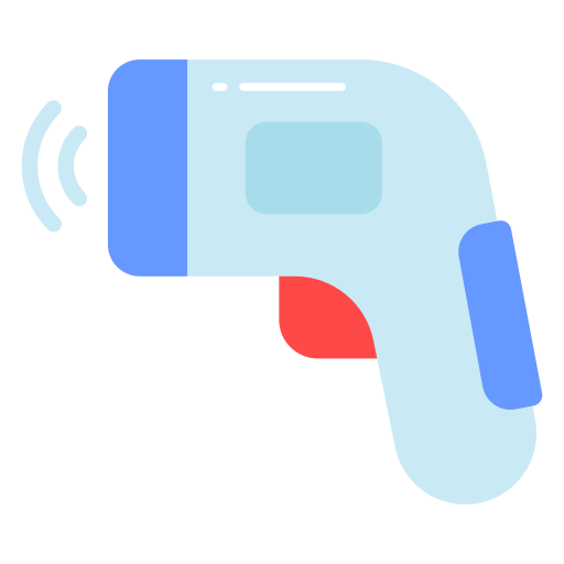 pistola termómetro icono gratis
