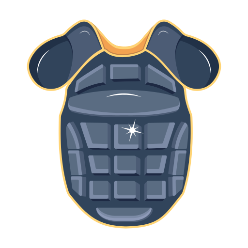 protector de pecho icono gratis