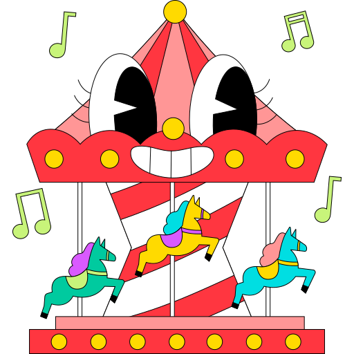 Carousel free sticker Carousel free sticker
