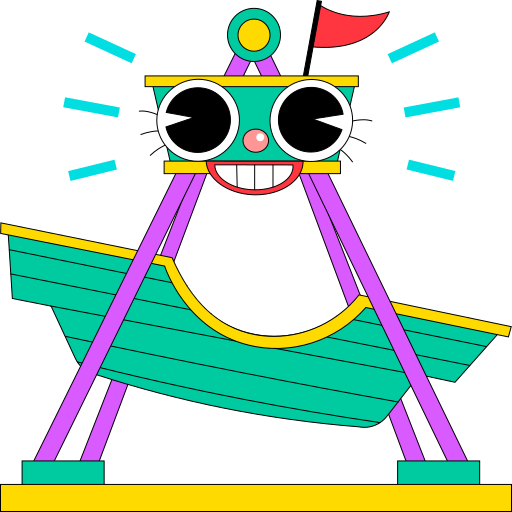 Boat free sticker