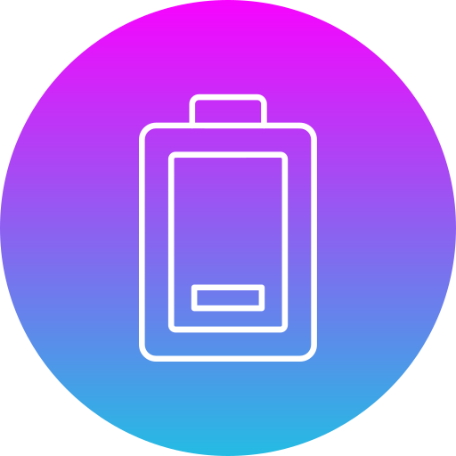 Low battery - free icon