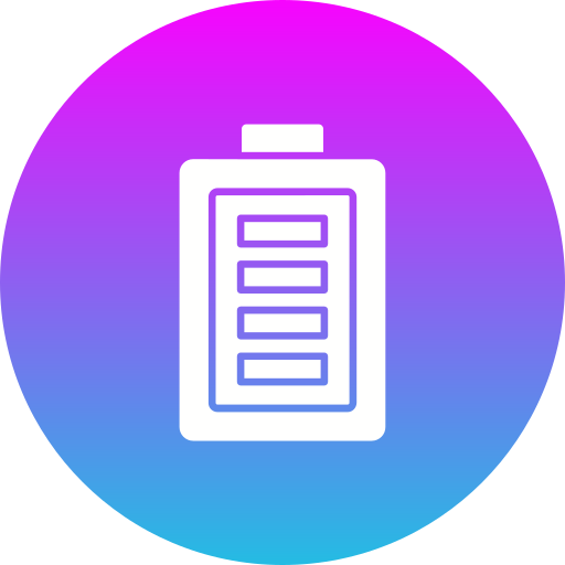 Full battery Generic gradient fill icon