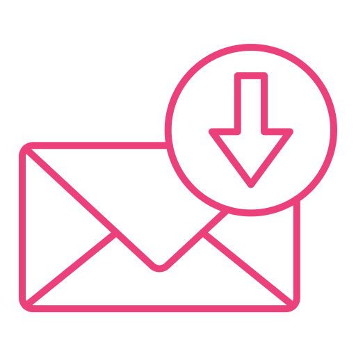 Receive free icon