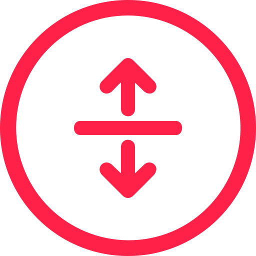 Up And Down Arrow Generic Color Outline Icon