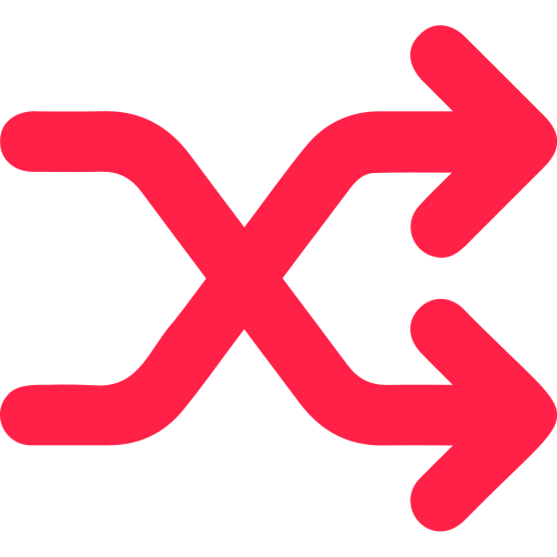 Shuffle free icon
