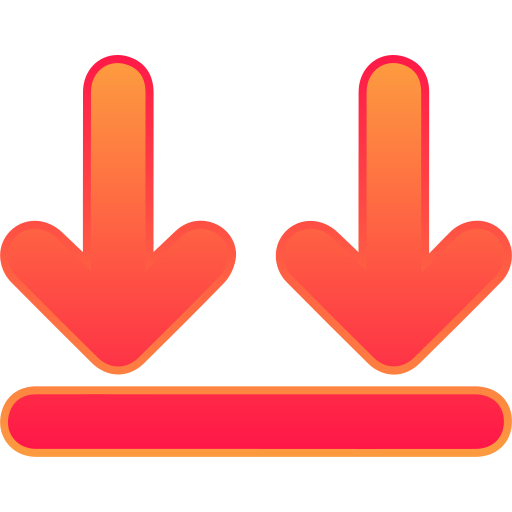 pfeile nach unten kostenlos Icon