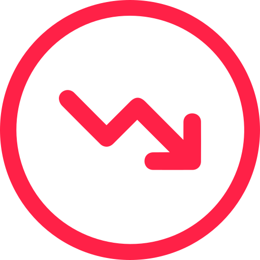 tendencia icono gratis