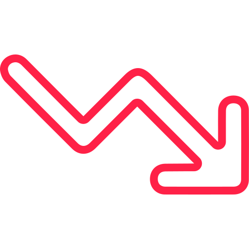 tendencia icono gratis