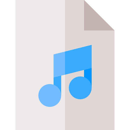 archivo de audio icono gratis