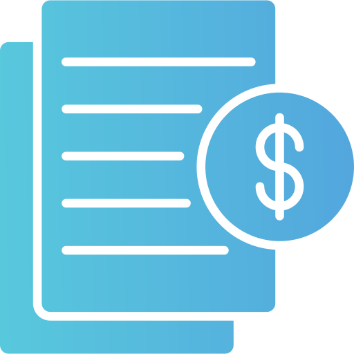 Taxes Generic gradient fill icon