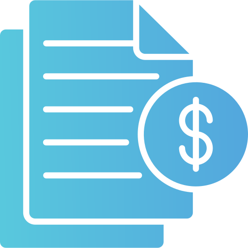 Taxes Generic gradient fill icon