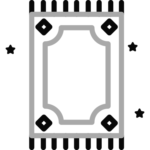 Alfombra de oración icono gratis