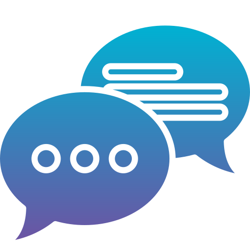 Chat Bubble Generic gradient fill icon