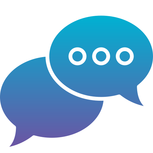 Chat Bubble Generic Gradient Fill Icon