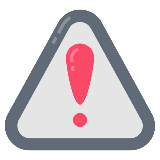 Warning free icon Warning free icon