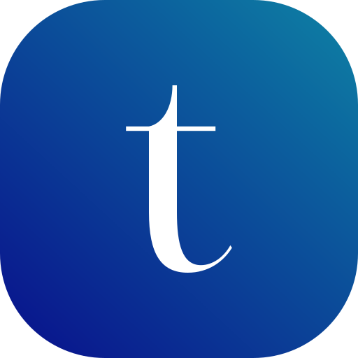 letra t icono gratis