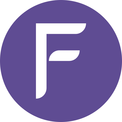 Letter f Generic color fill icon