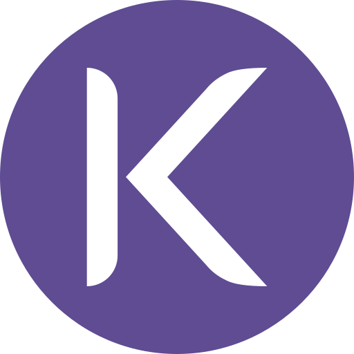 Letter k Generic color fill icon