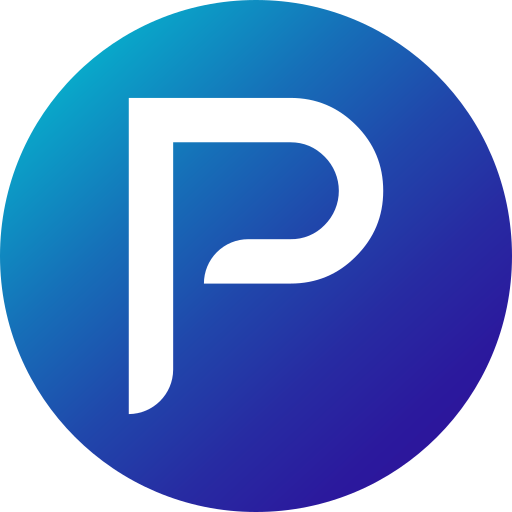 Letter P Generic gradient fill icon