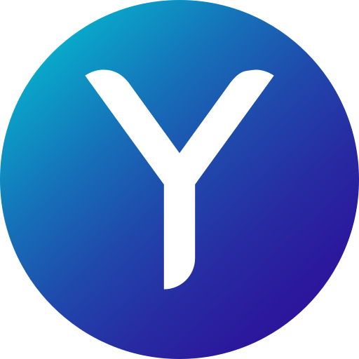 Letter y Generic gradient fill icon