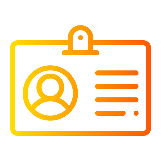tarjeta de identificación icono gratis