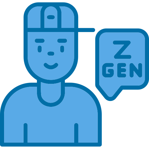 Generación z icono gratis