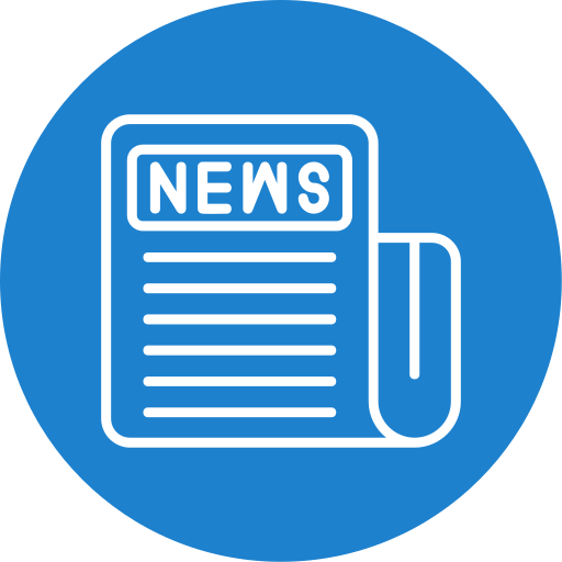 News paper Generic color fill icon