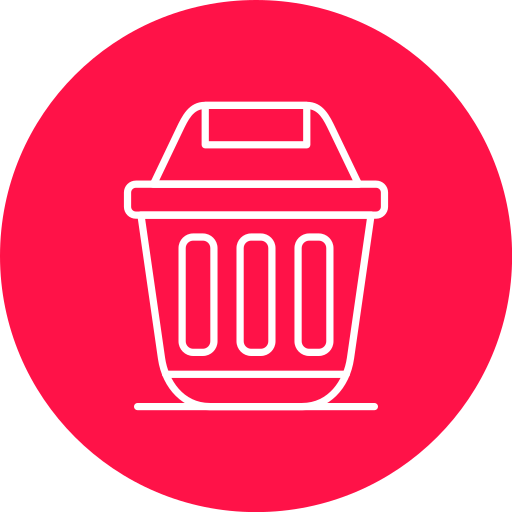 Dumpster Generic color fill icon