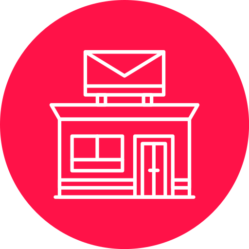 bureau de poste Icône gratuit bureau de poste Icône gratuit