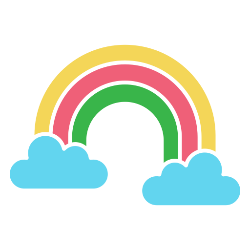 arco iris icono gratis