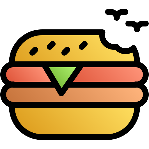 Burger Generic Gradient Lineal-color Icon