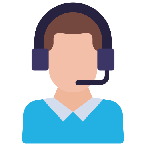 Customer service agent Juicy Fish Flat icon