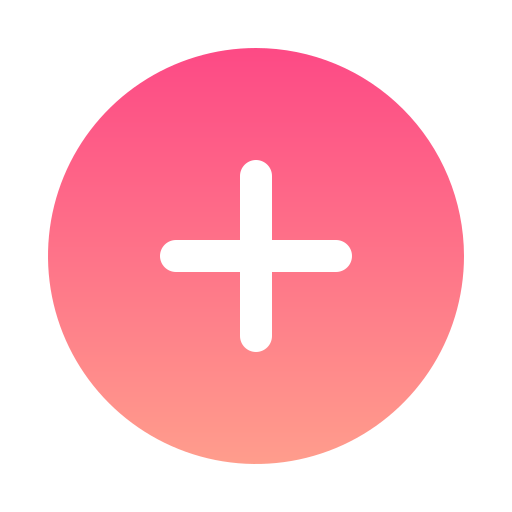 pink button plus - Openclipart