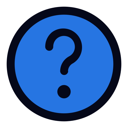 Question Generic color lineal-color icon