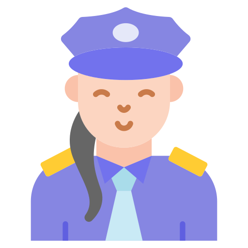 oficial de policía icono gratis