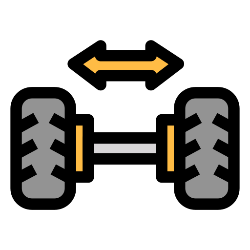alineación de las ruedas icono gratis