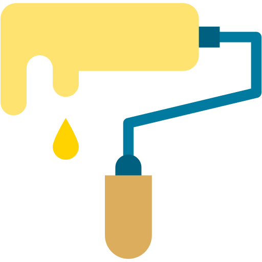 rodillo icono gratis