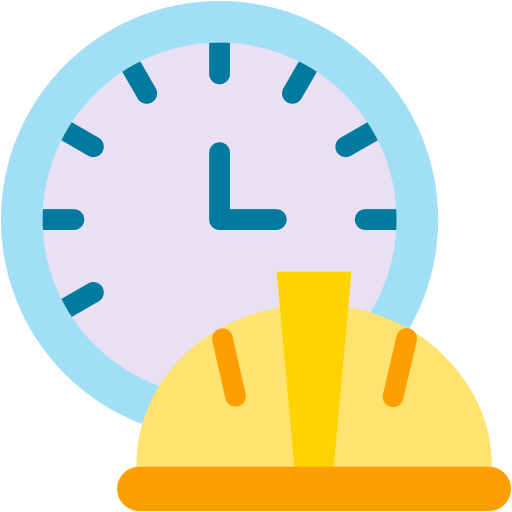 Working hours Generic color fill icon